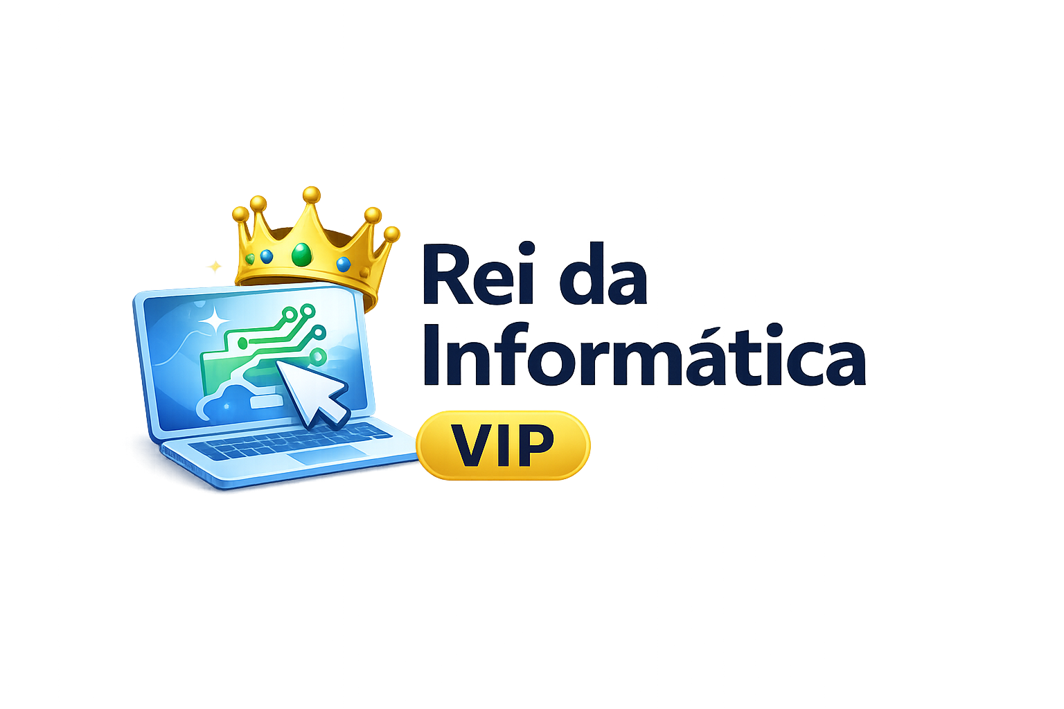 Logo Rei da Informática VIP